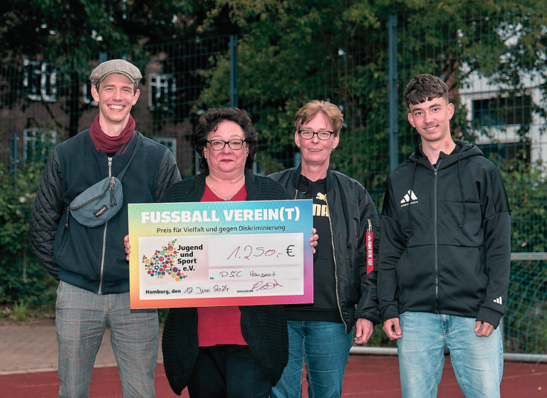Jugendbereich erhält Auszeichnung für Vielfalt und gegen Diskriminierung im Fußball